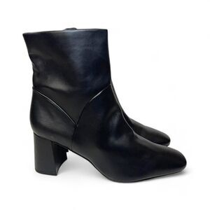 NORDSTROM RACK Raja Black Heeled Boot, Size 11